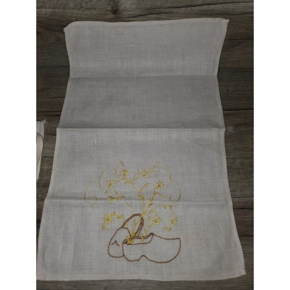 Set Of 4 Vintage Needle Point Napkins - Picture 1 of 4